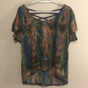Multicolored top